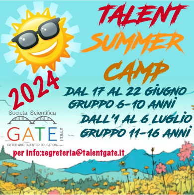 Talent Summer Camp 2024 Immagine di Copertina