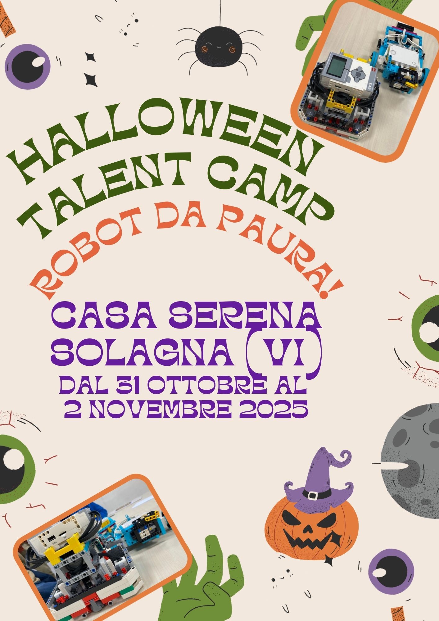 Halloween con GATE ITALY: ROBOT DA PAURA –  Talent Camp Residenziale di Robotica Educativa  Immagine di Copertina