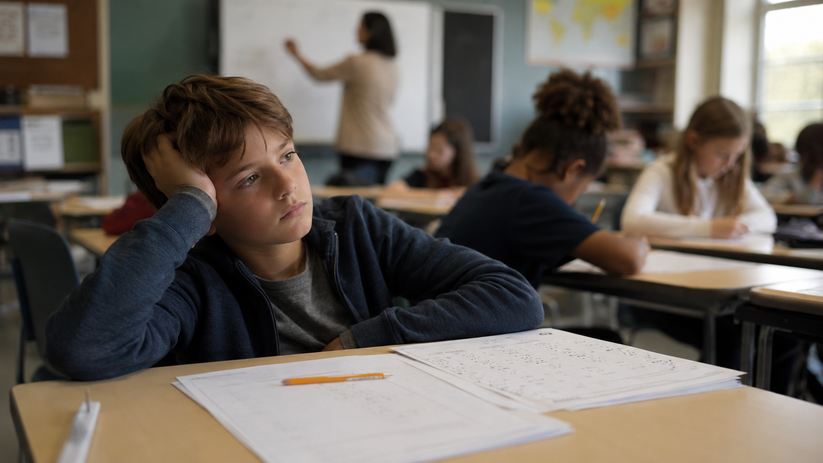 Difficoltà scolastiche nei bambini plusdotati Immagine di Copertina