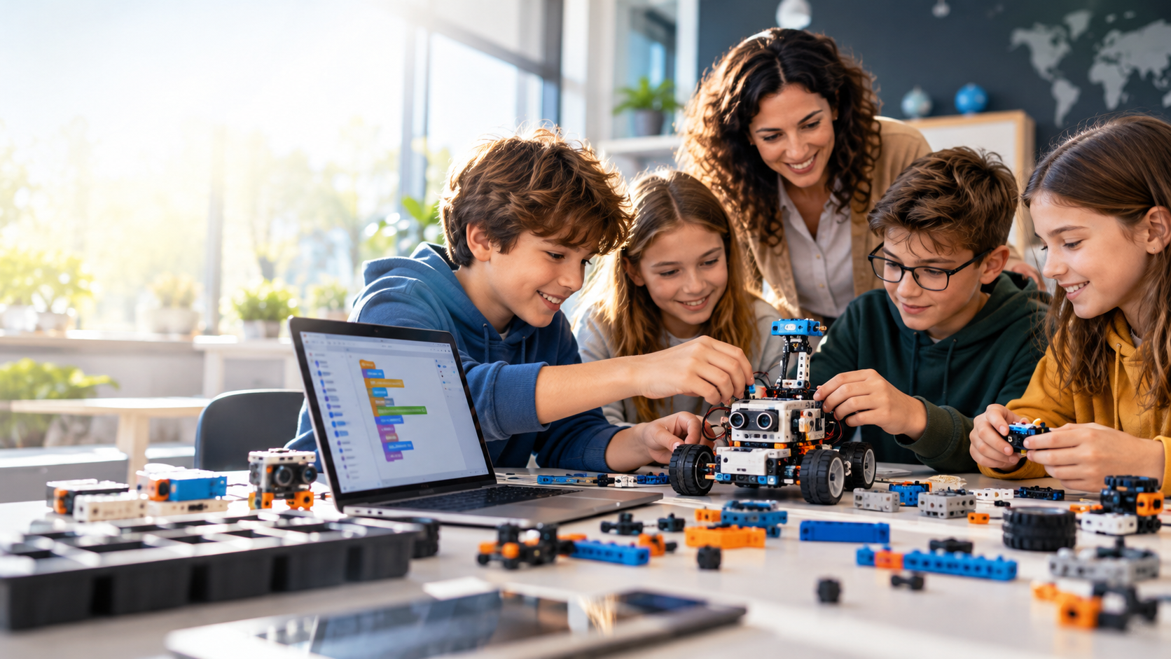 Robotica educativa per bambini Immagine di Copertina